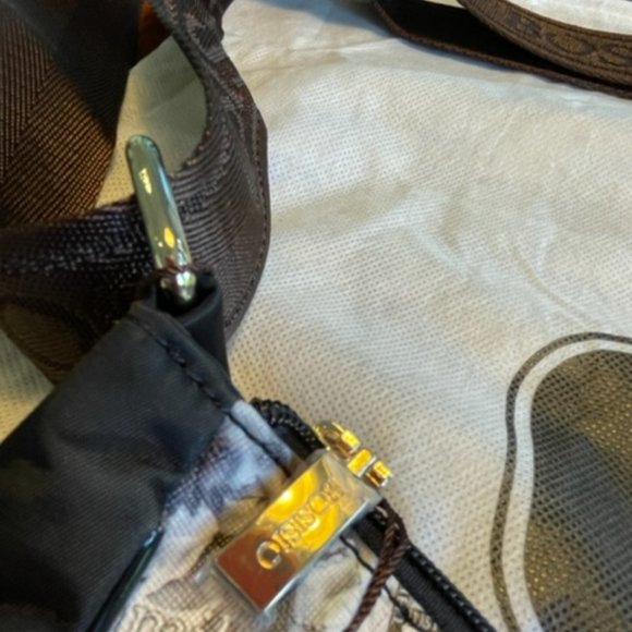 NWT Bosisio Parini Black Italy Design Shoulder/Crossbody Bag Purse Handbag - Picture 13 of 15